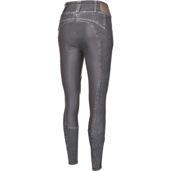 Pikeur Womens Candela Jeans Full Seat Grip Breeches 141716 477 - Light Grey